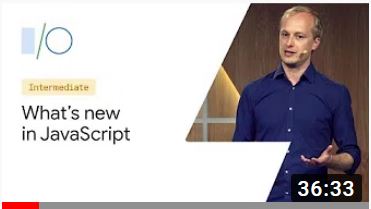 Novedades en Javascript Google io 2019